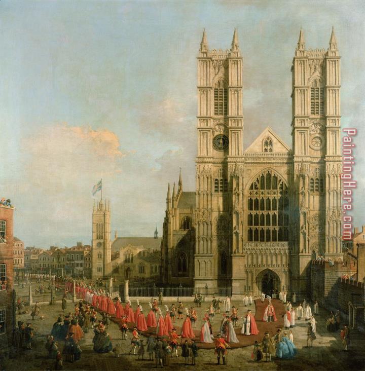 Canaletto Procession of the Knights of the Bath